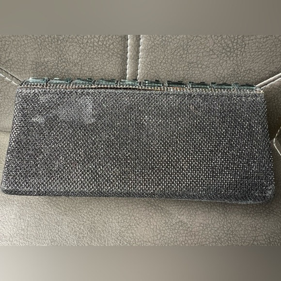 INC International Concept NWT Beaded Stone Clutch - Picture 8 of 10